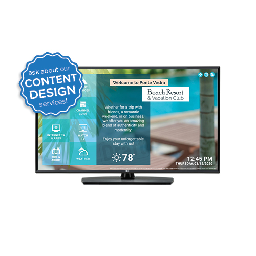 43” Commercial Lite TV, Hospitality & Hotel TVs