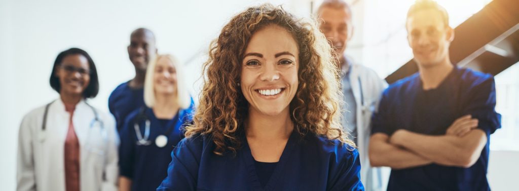female nurse team leader