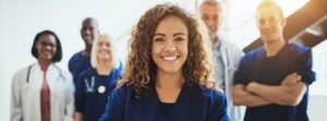 female nurse team leader