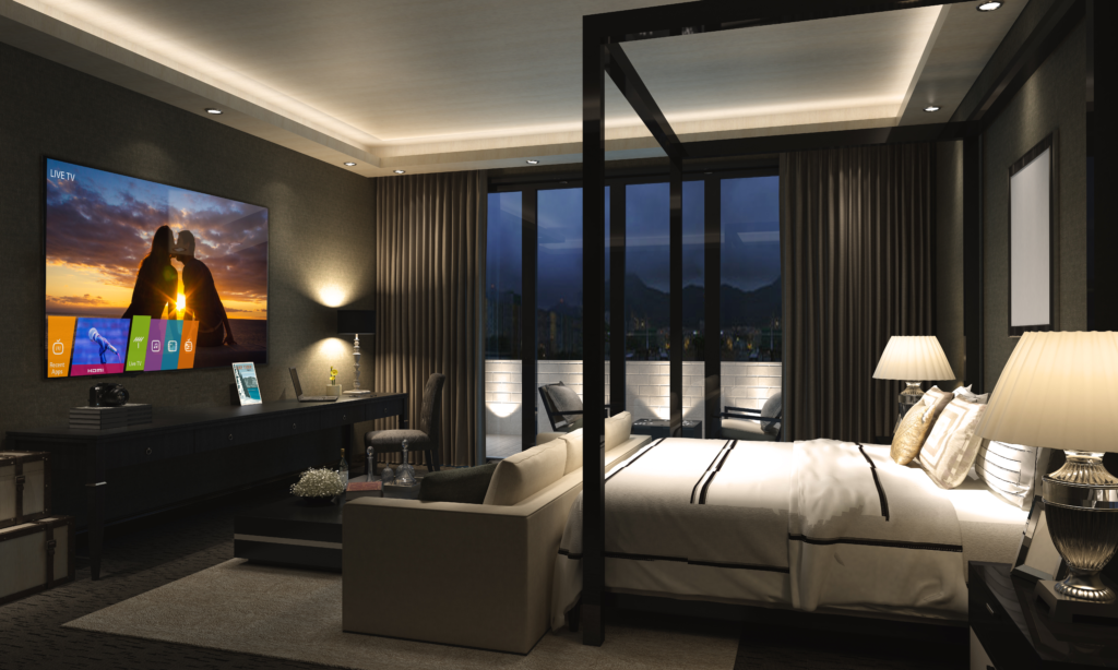 luxury hotel room