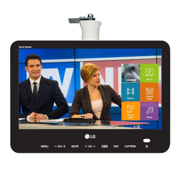4K UHD TV - Interactive LG Touchscreen in Hospital Setting"