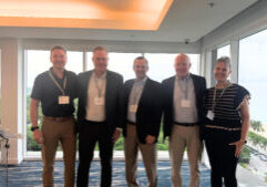 Sonesta International Hotels presents the 2025 Distributor of the Year award to LG Fulfillment, powered by MDM Commercial, recognizing exceptional partnership, service, and technology delivery across hotel properties.