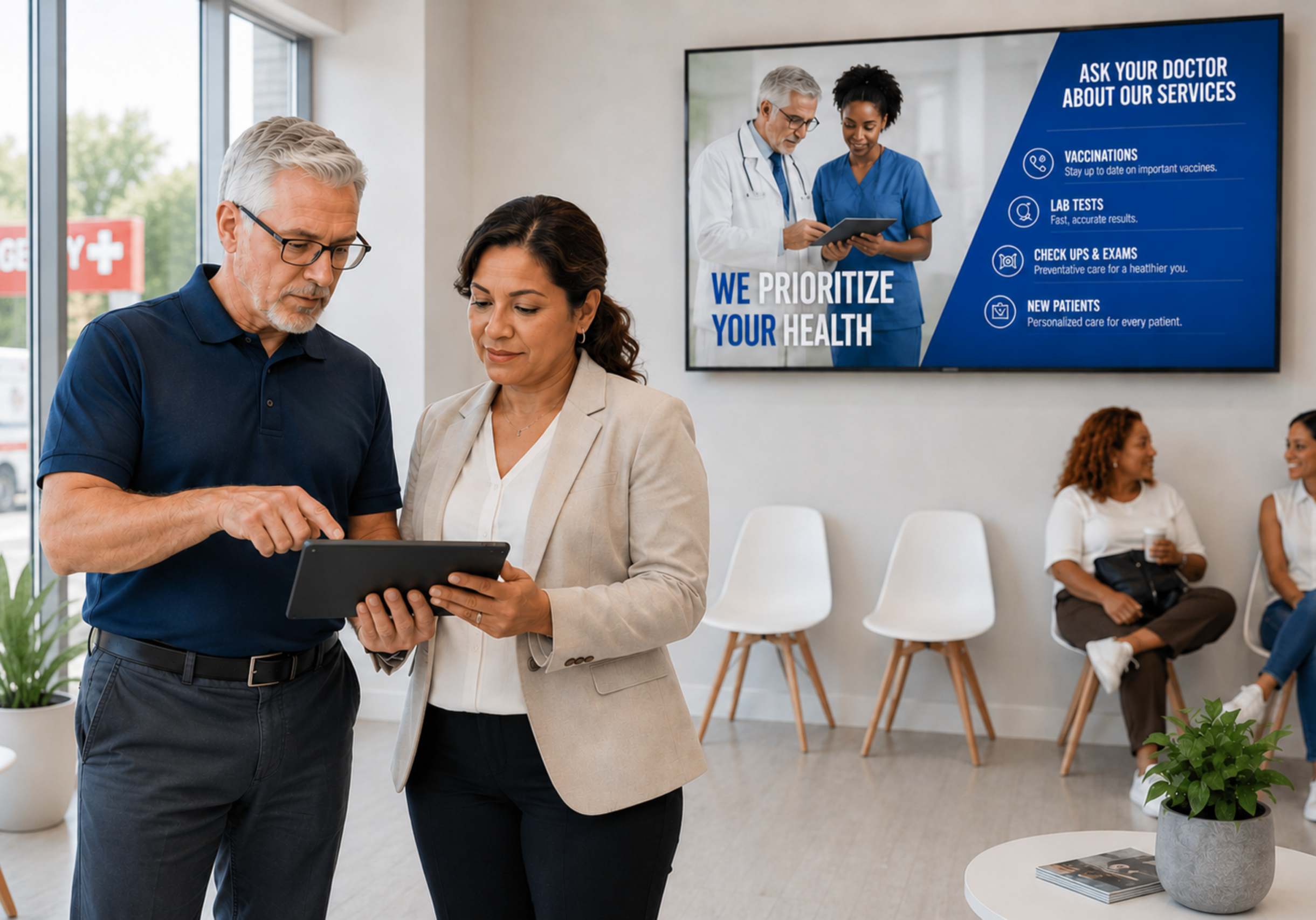healthcare AV project management and iptv consultation with hospital IT