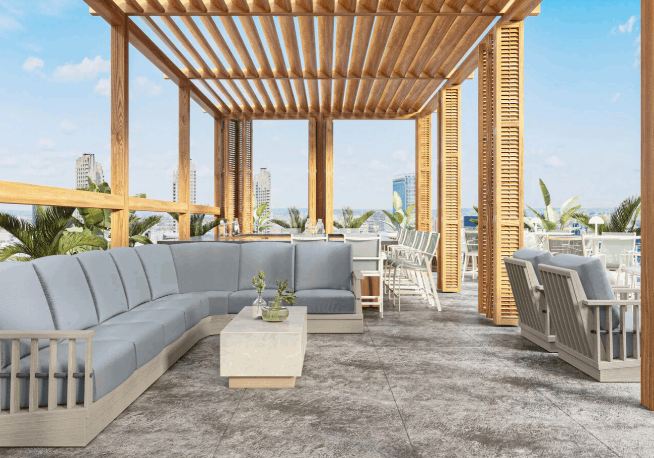 Custom hotel furnishings for sale from a leading hotel furniture company