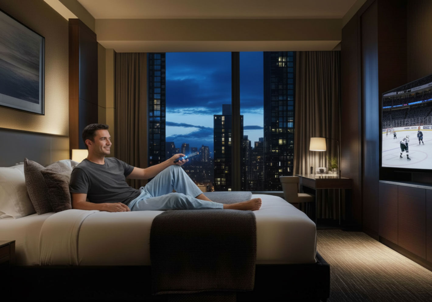 A-Modern-Hotel-Room-with-a-City-View-at-Dusk-Featuring-a-Bed-and-Entertainment-Setup-scaled-landscape-e53abafad00c19362c420a569f269eb8-zosj8lmr4v1u