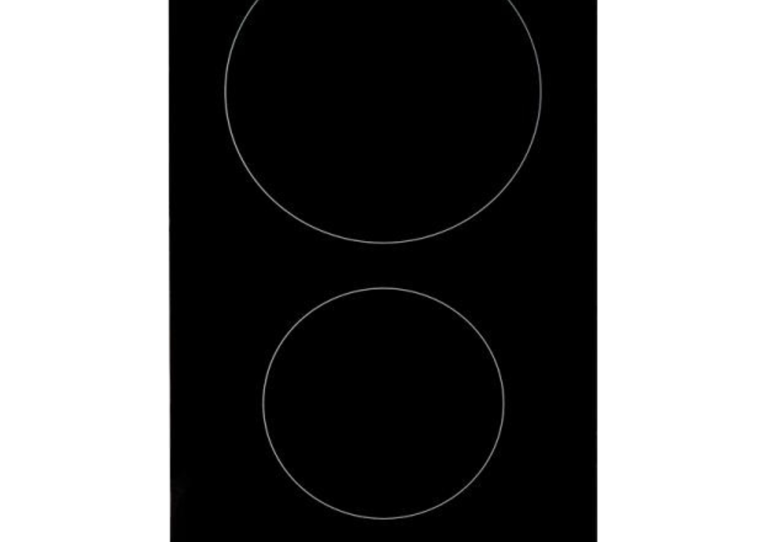 Danby 12 inch radiant cooktop with 2 burners and ceramic glass surface installed in hotel suite kitchen for extended stay use