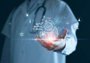 An image illustrating the forefront of healthcare technology trends in 2024, showcasing advancements such as robust data security, IPTV systems, IoMT integration, addressing health disparities, and personalized preventative medicine. MDM Healthcare leads innovation with cutting-edge solutions for a patient-centric and technologically advanced healthcare landscape.
