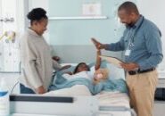 child in hospital
